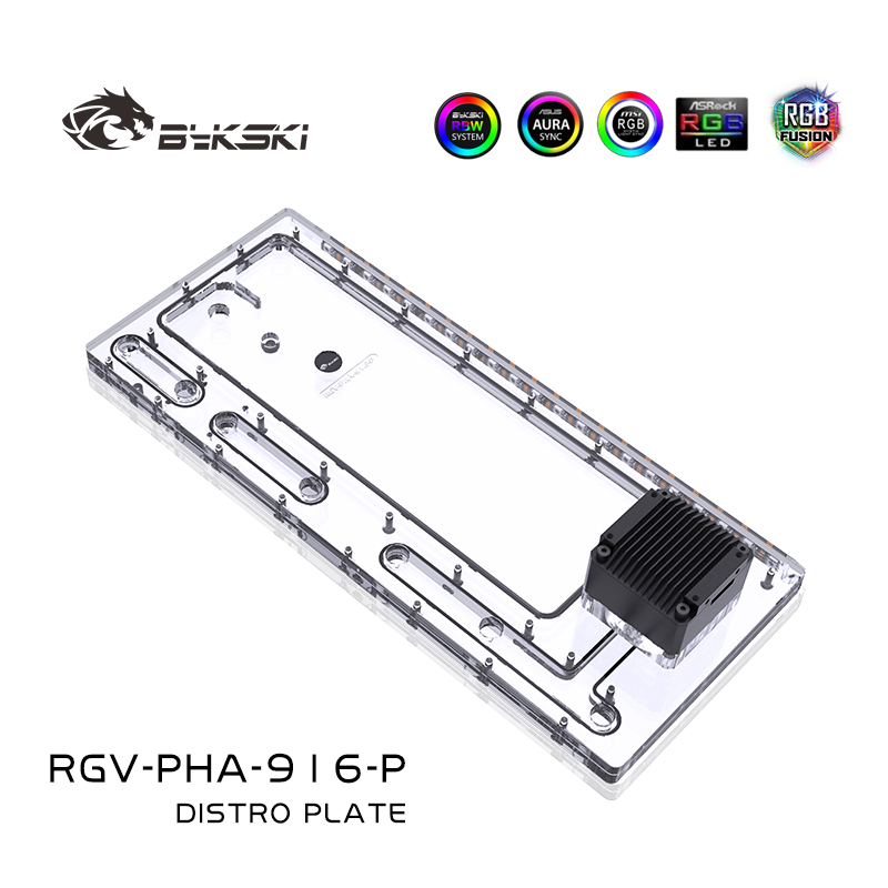 Bykski RGV-PHA-916-P Acrylic D - огляд і ціна Distro Plate Ddc Pump Combo