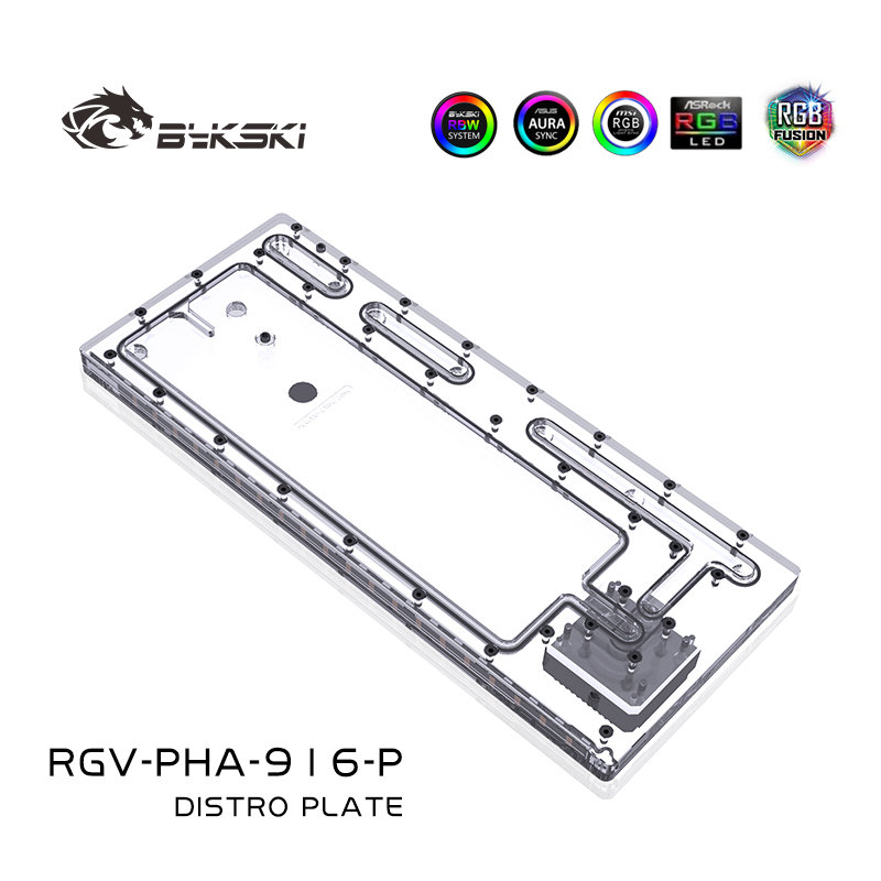 Bykski RGV-PHA-916-P Acrylic D - огляд і ціна Distro Plate Ddc Pump Combo